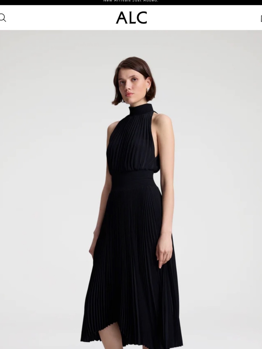 A.L.C. Dress Renzo Matte Pleated